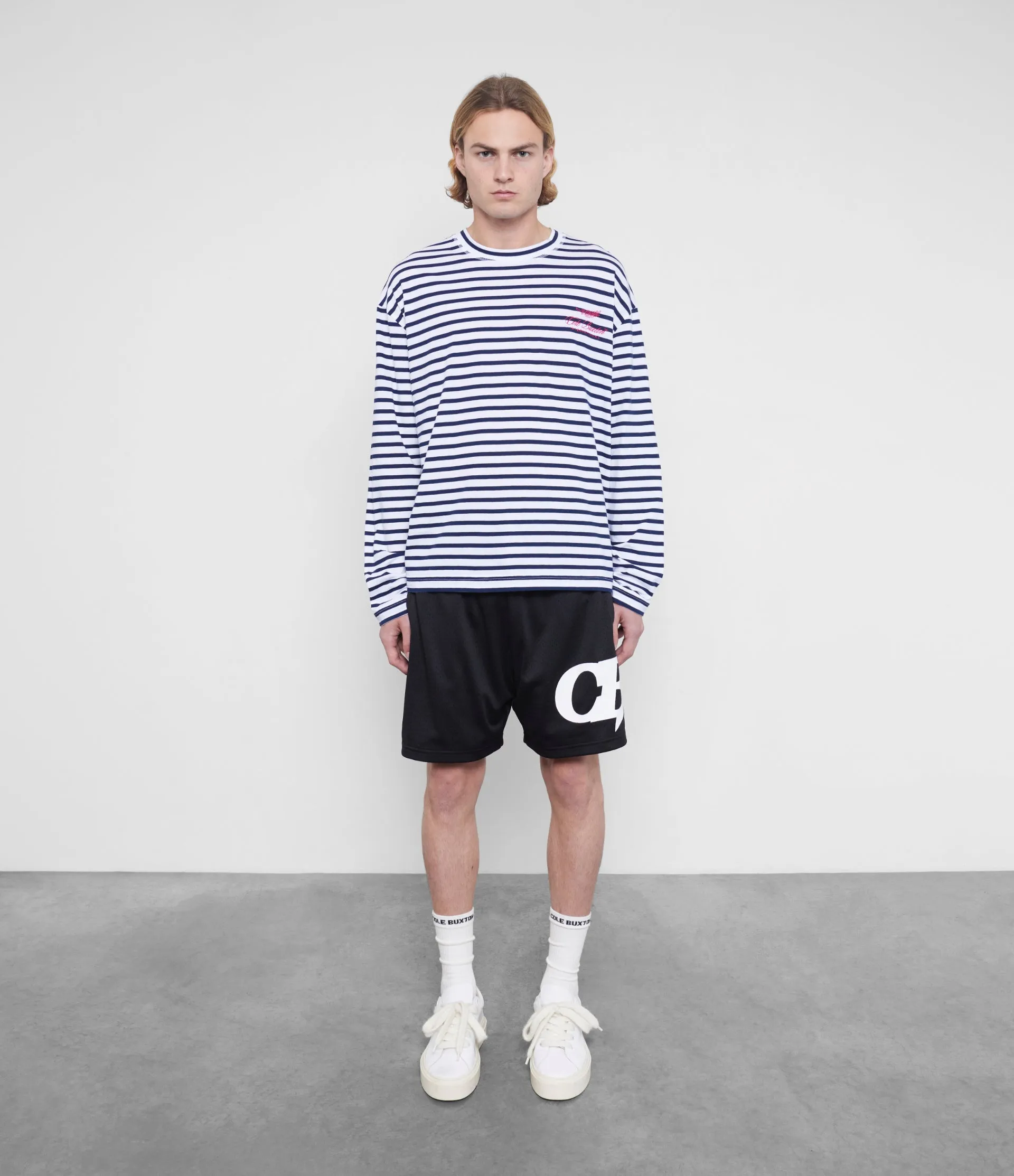 INTERNATIONAL LONG SLEEVE STRIPED T-SHIRT