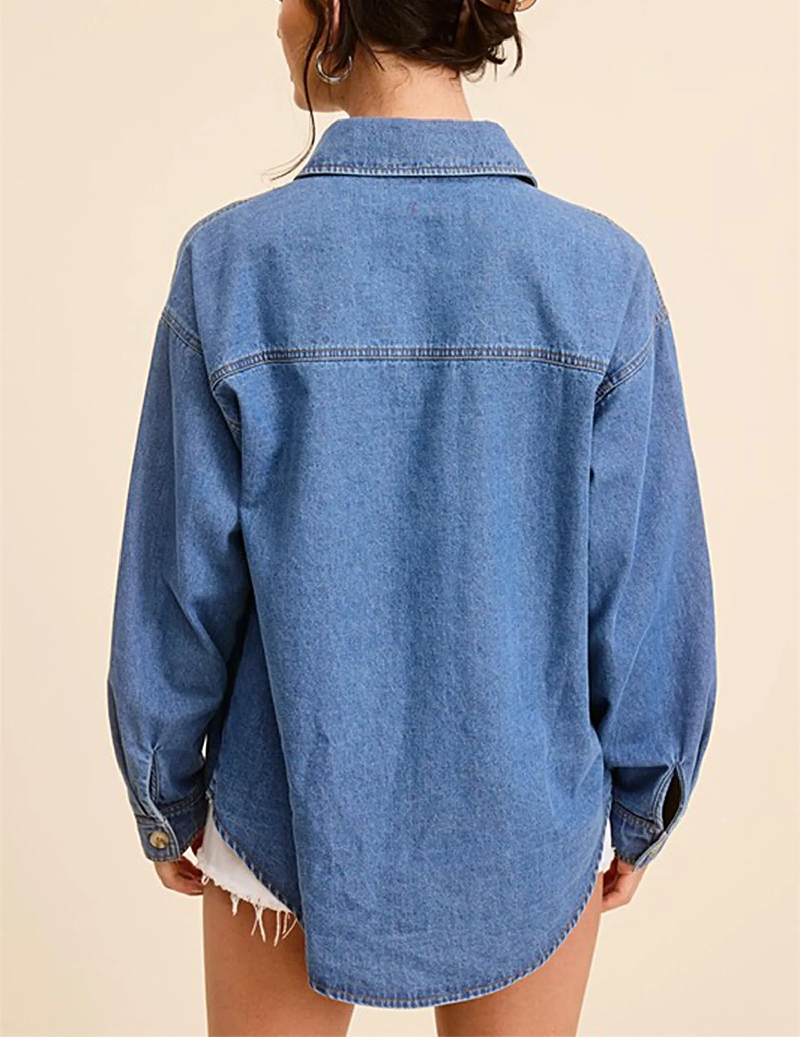 Ivonne Denim Button Up Shirt