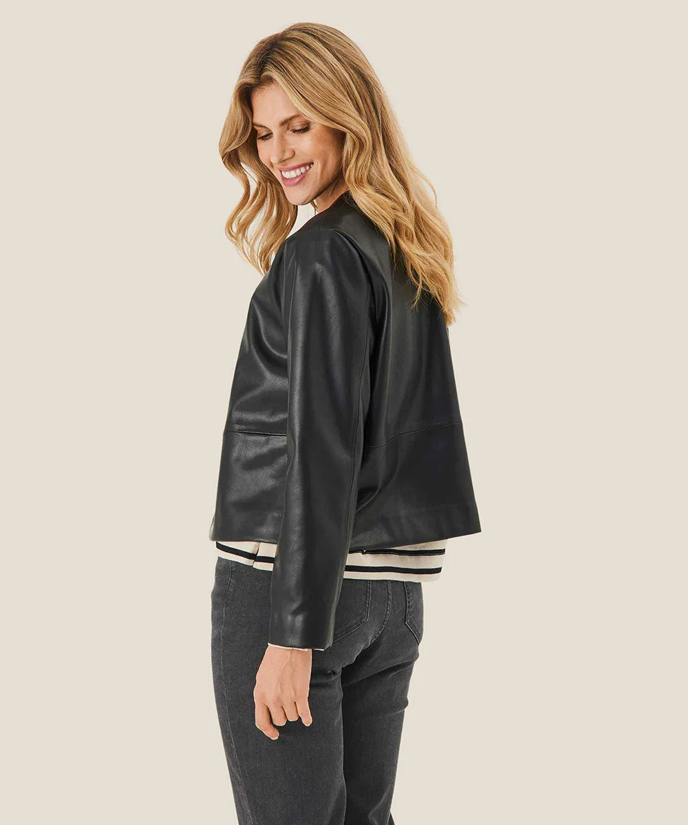 Jenali Faux Leather Jacket