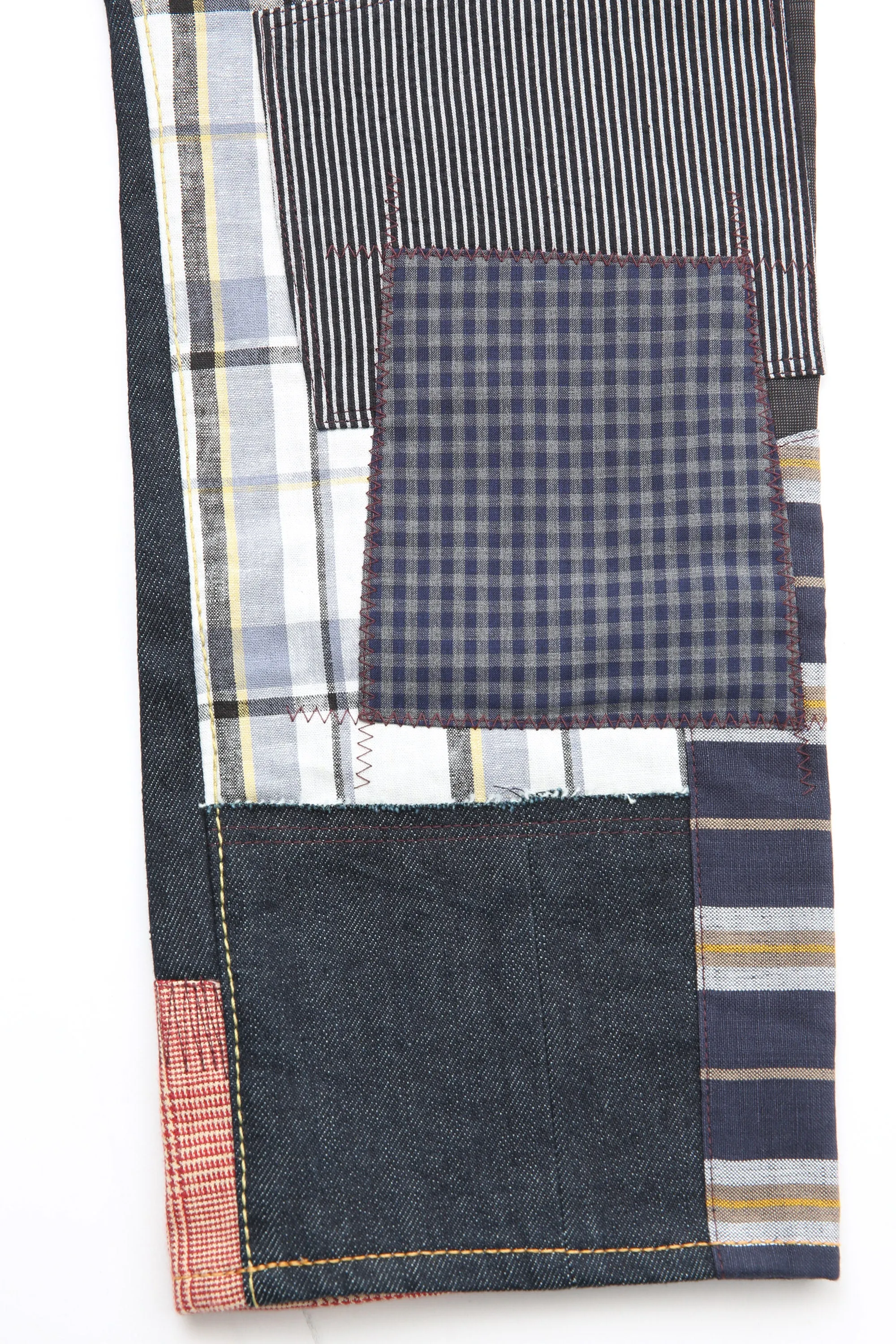 Junya Watanabe MAN Indigo Levi's Edition Patchwork Jeans - Indigo x Gray