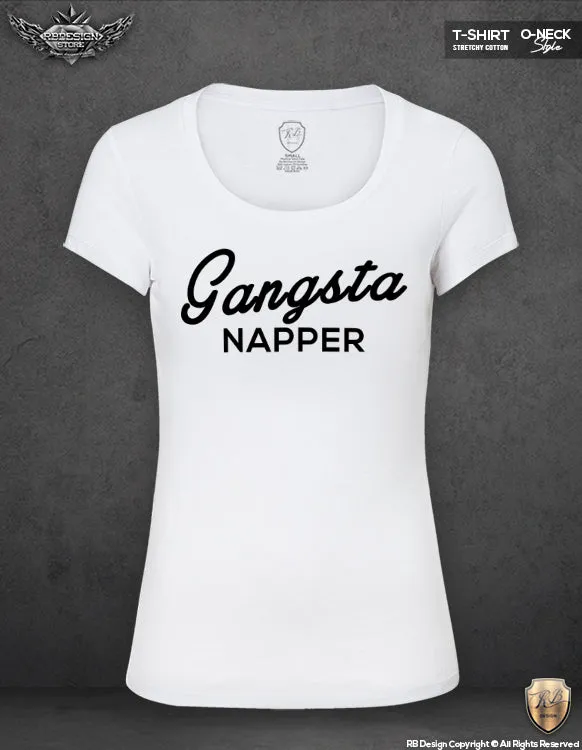 Ladies Gangsta Napper T-shirt  Nap Queen Tank Top WD231