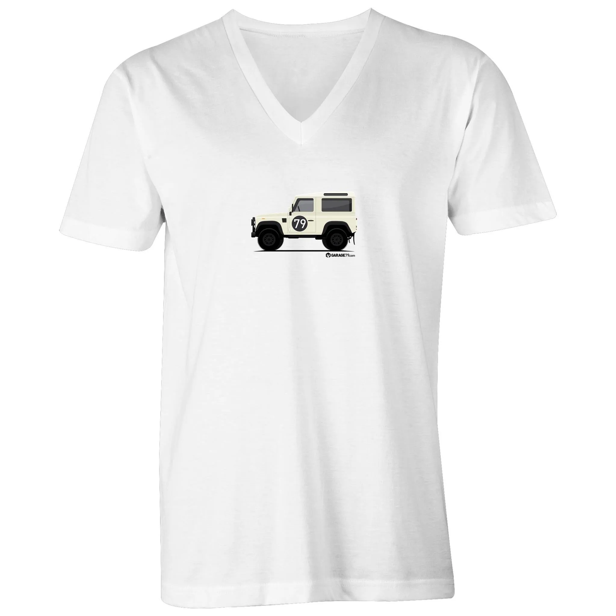 Land Rover Defender Mens V-Neck Tee