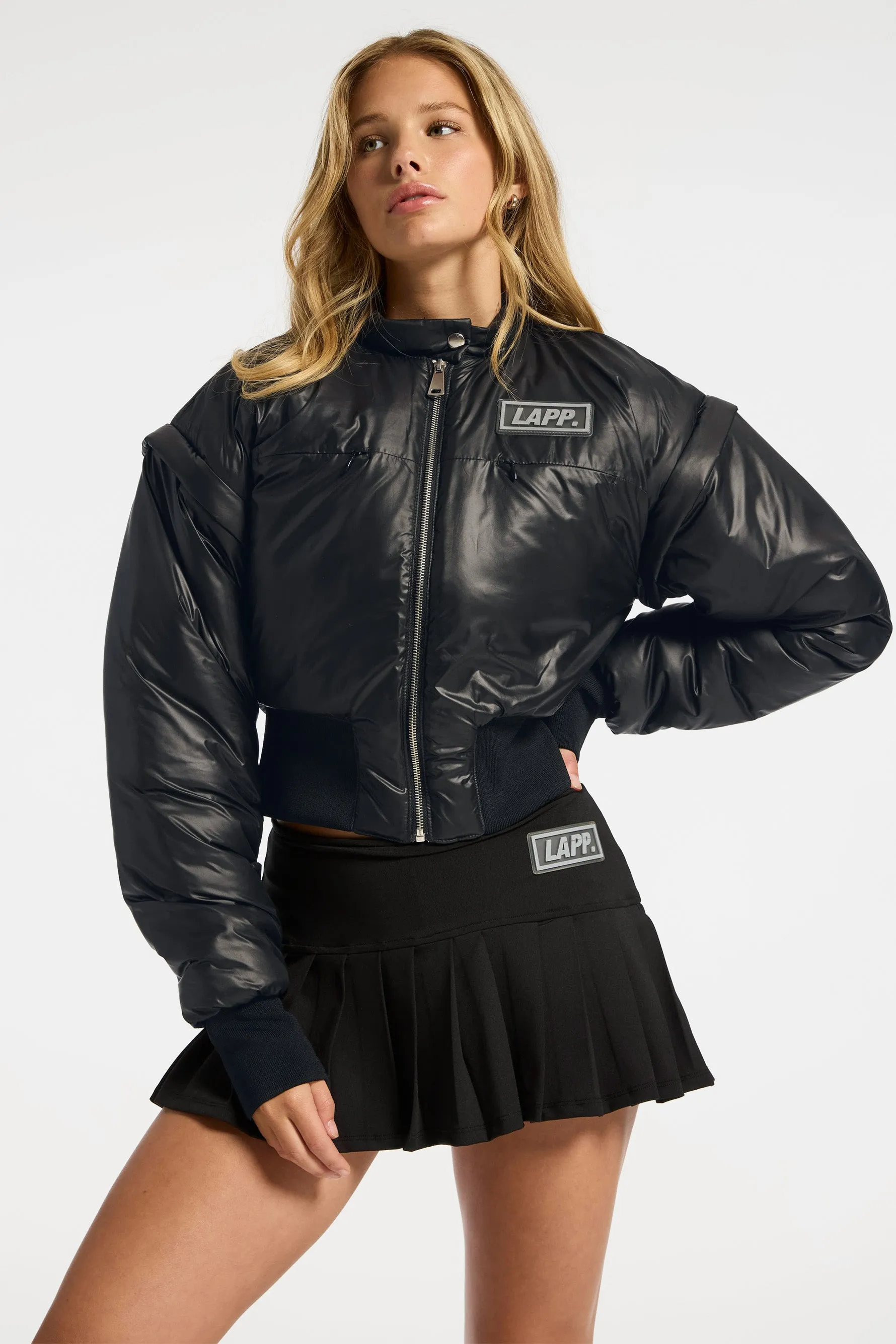 Premium Black LAPP Bomber Jacket