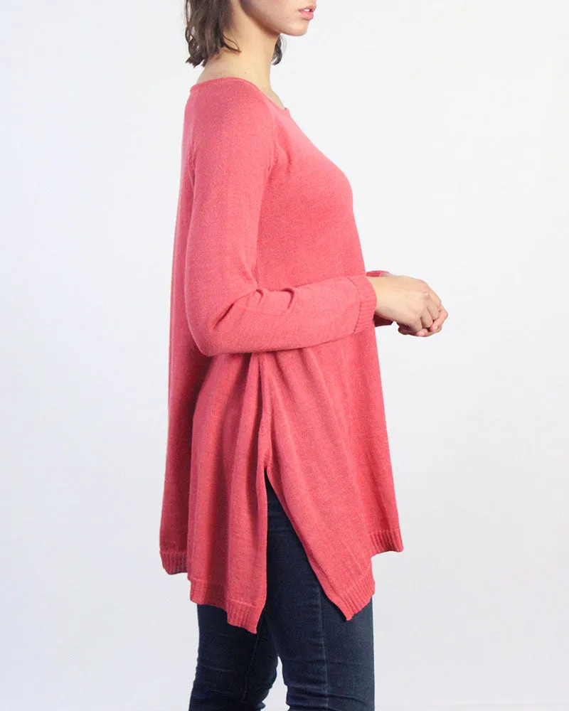 Lightweight Baby Alpaca Trapezoid Torelli Tunic