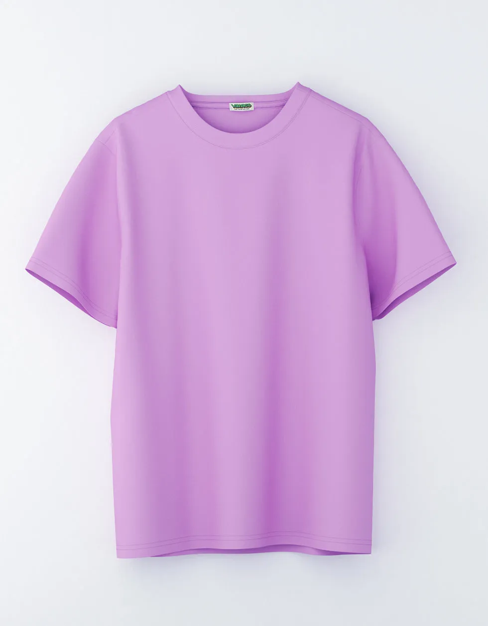 Lilac Solid Oversized T-shirt