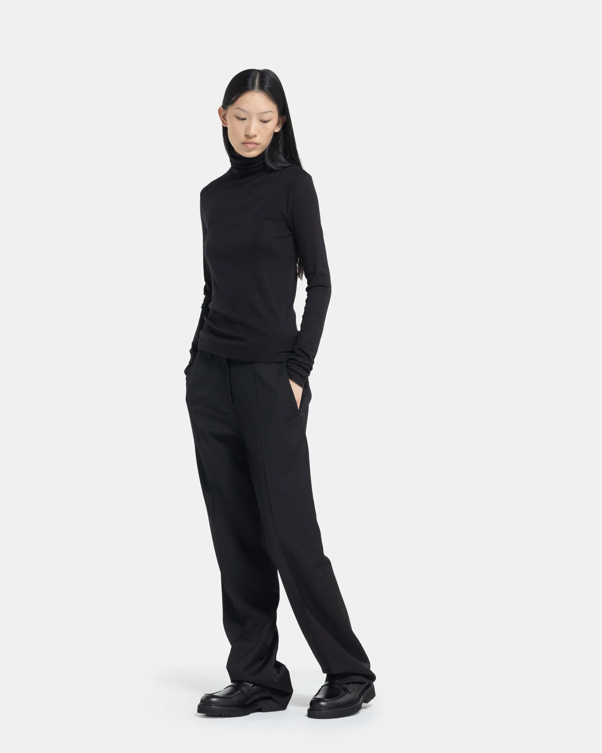 Longsleeve Turtleneck in Black