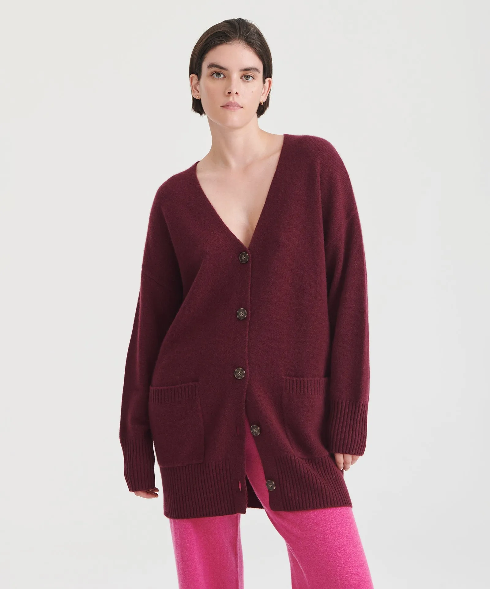 Luxe Cashmere Grandpa Cardigan