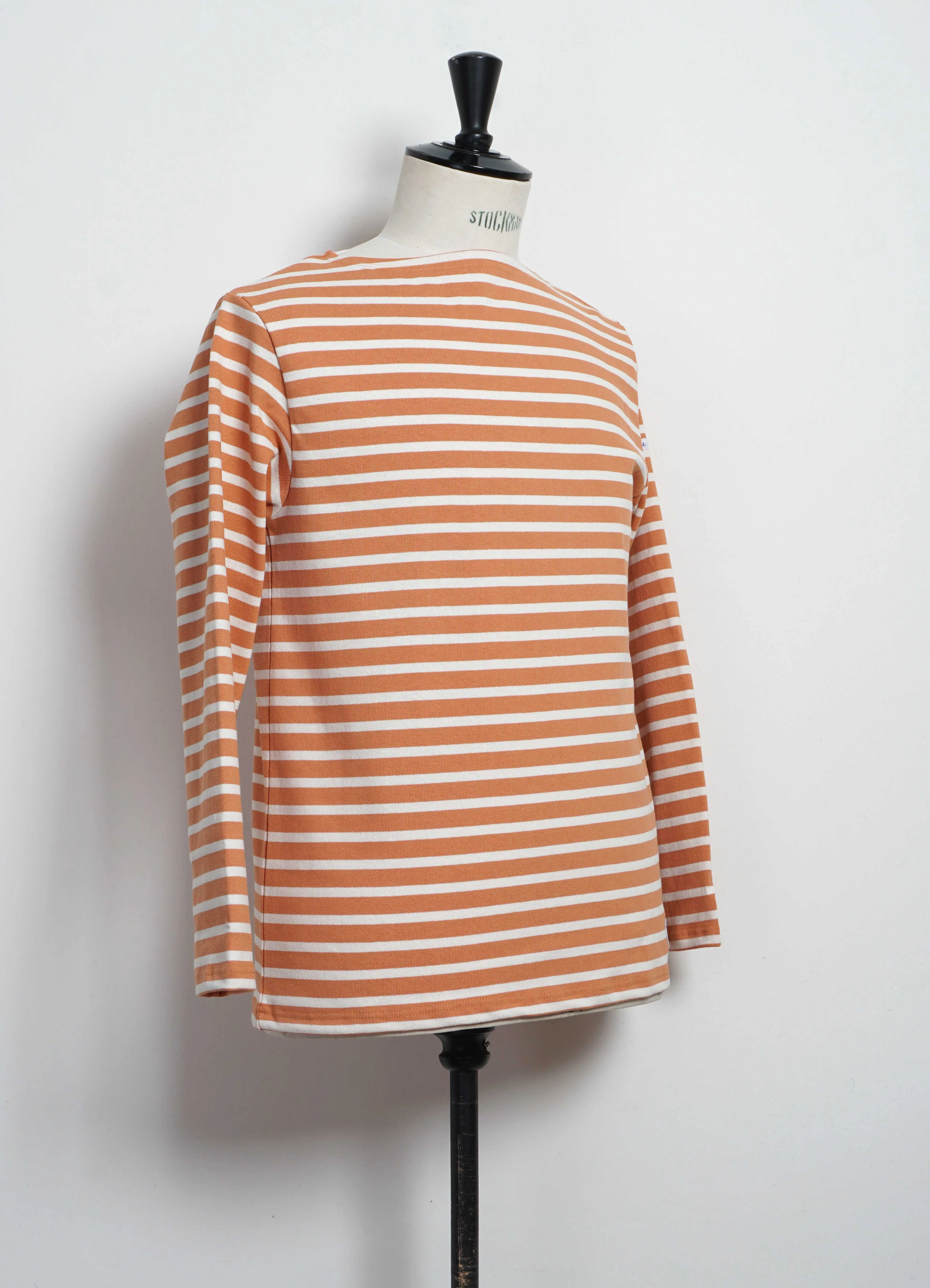 MARINE NATIONALE | Striped T-shirt | Persimmon Ecru