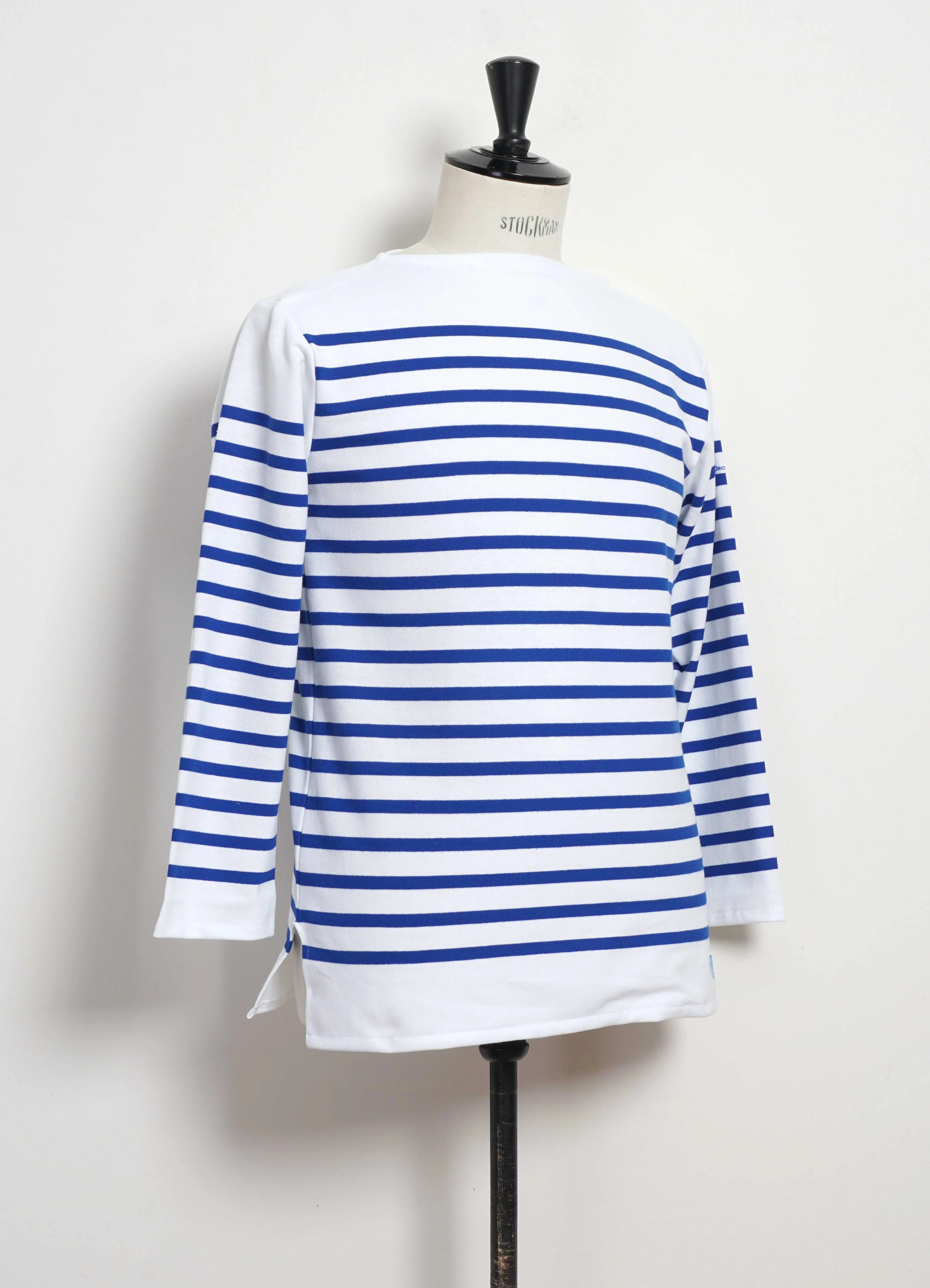 MARINE NATIONALE | Striped T-shirt | White Blue