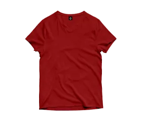 Maroon V-Neck T-Shirt