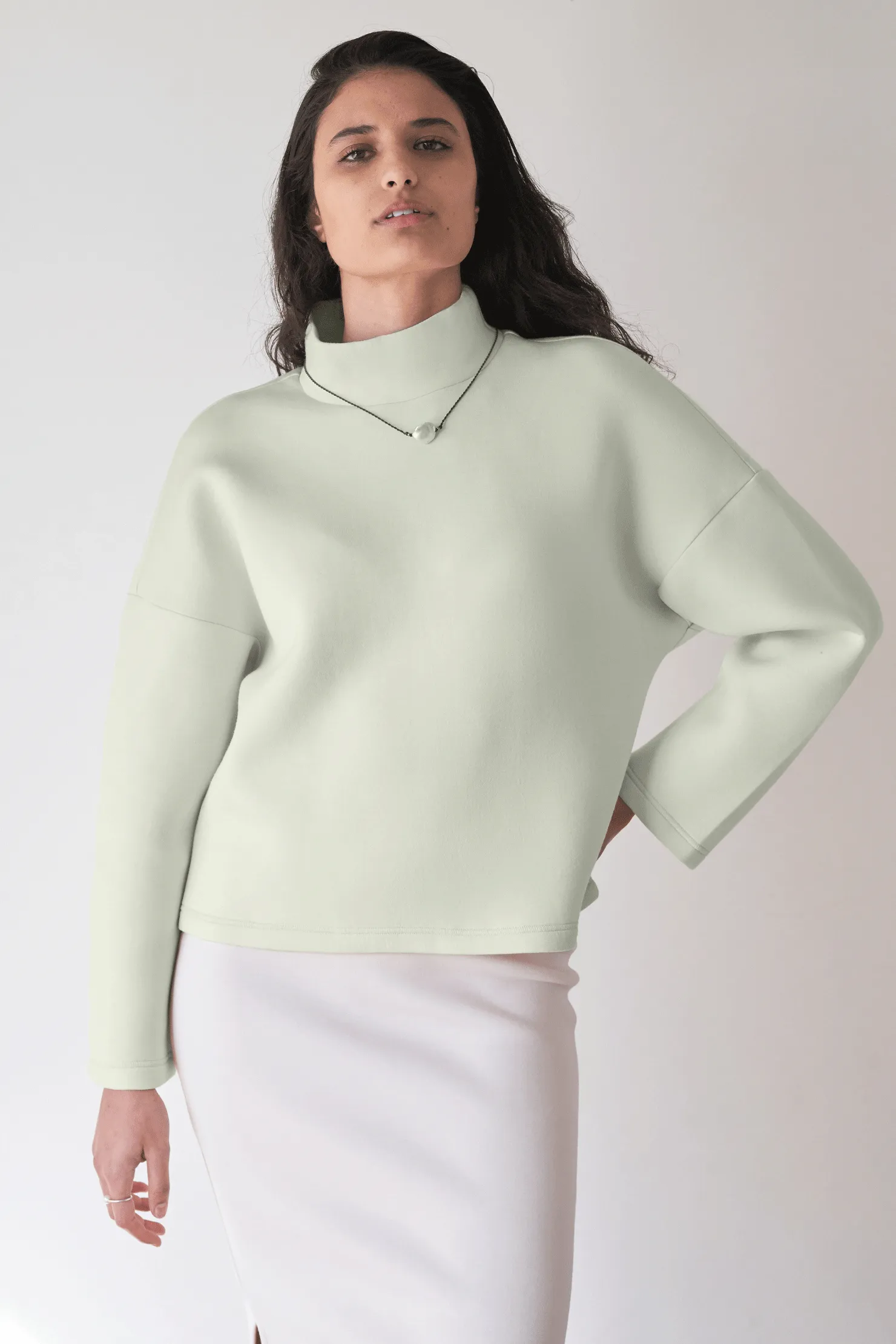 Maya Turtleneck - Matcha