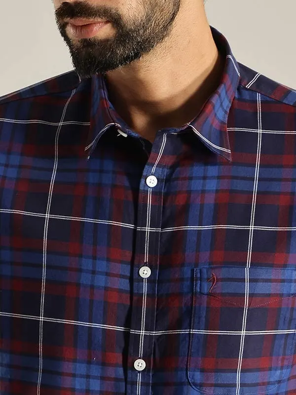 Men Checked Full Sleeve Cotton Shirt