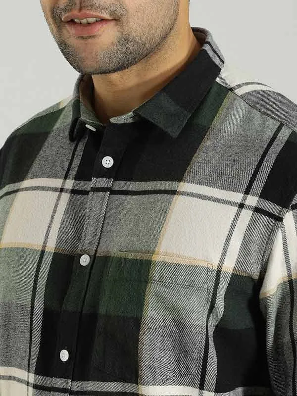 Men Checked Full Sleeve Cotton Shirt