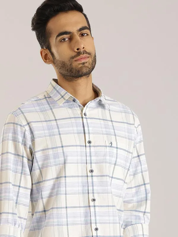 Men Checked Full Sleeve Cotton Shirt