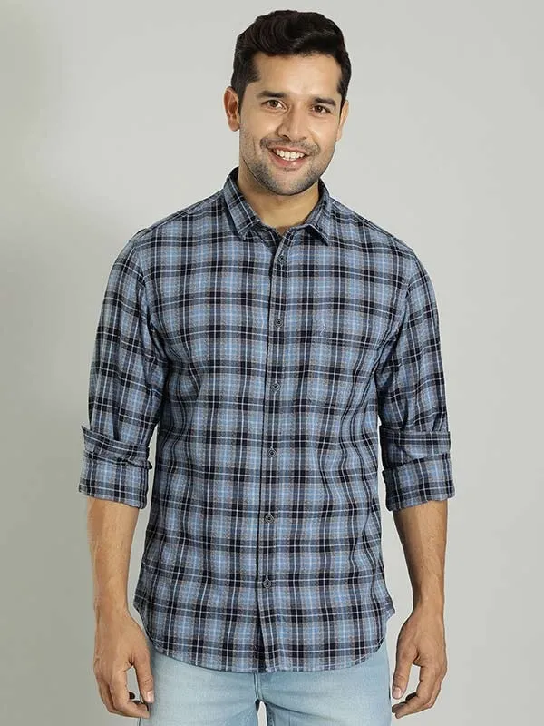 Men Checked Full Sleeve Cotton Shirt