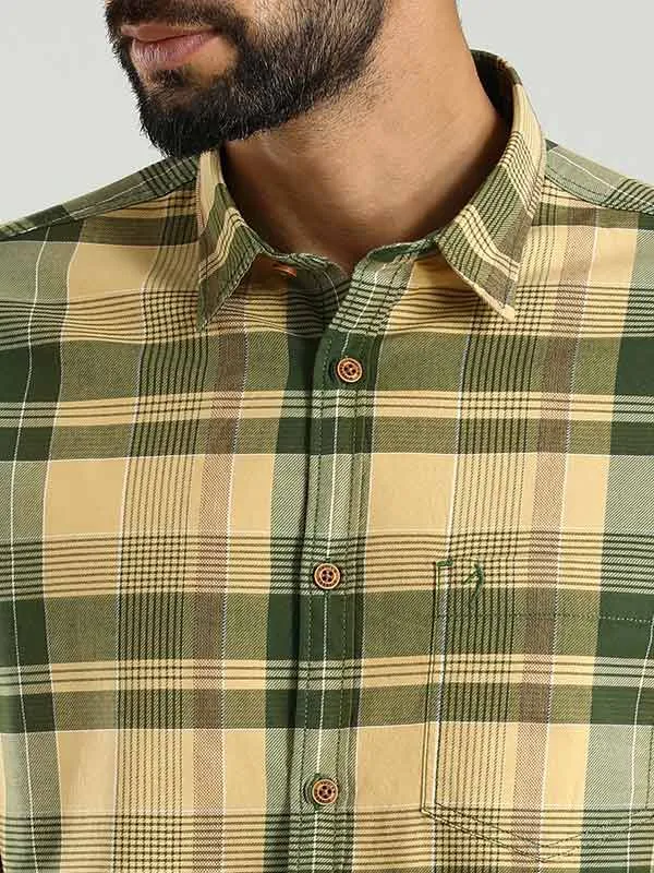 Men Checked Full Sleeve Cotton Shirt