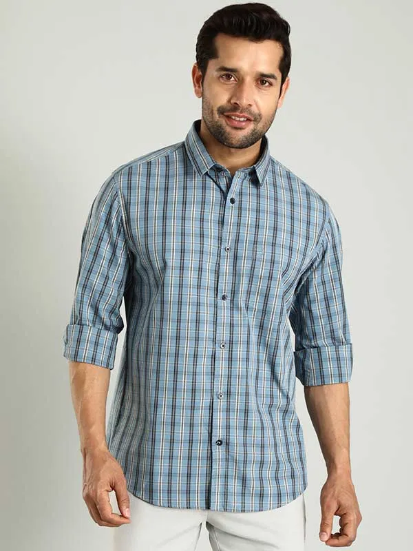 Men Checked Full Sleeve Cotton Shirt