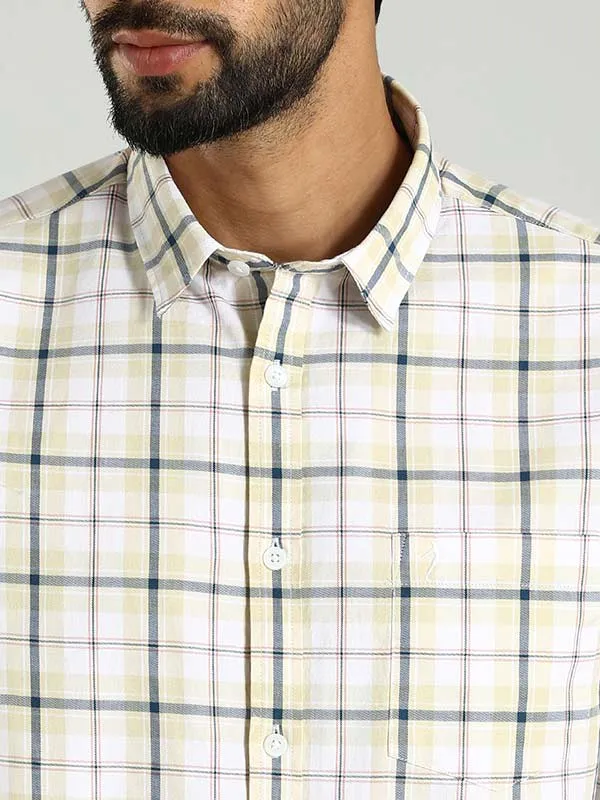 Men Checked Full Sleeve Cotton Shirt