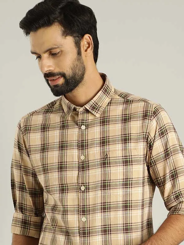 Men Checked Full Sleeve Cotton Shirt