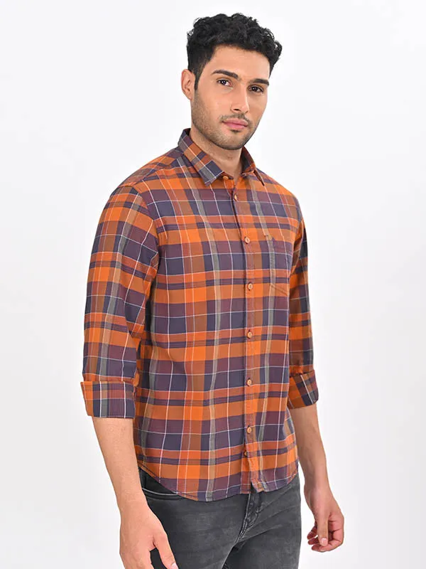 Men Checked Full Sleeve Cotton Shirt