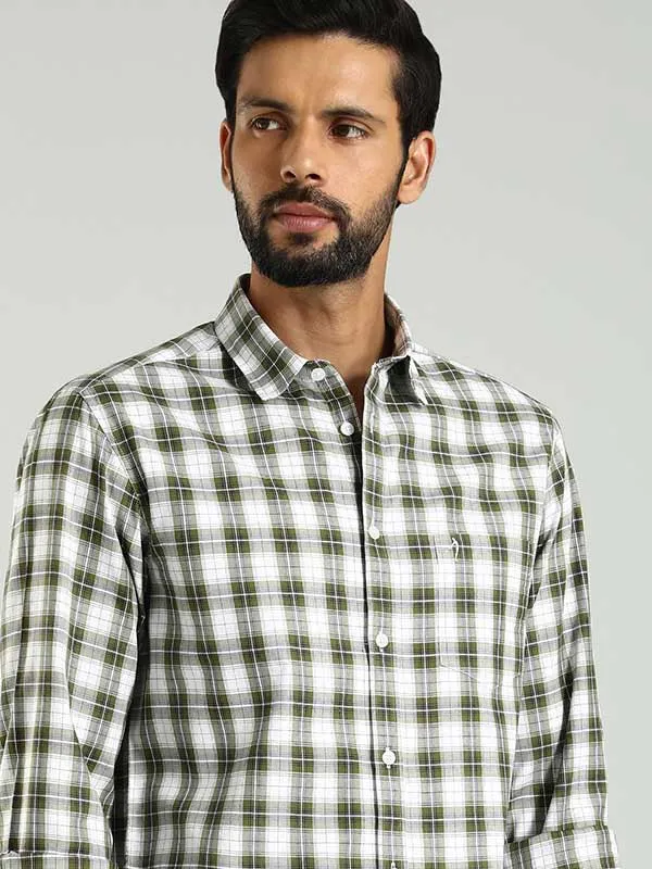 Men Checked Full Sleeve Cotton Shirt