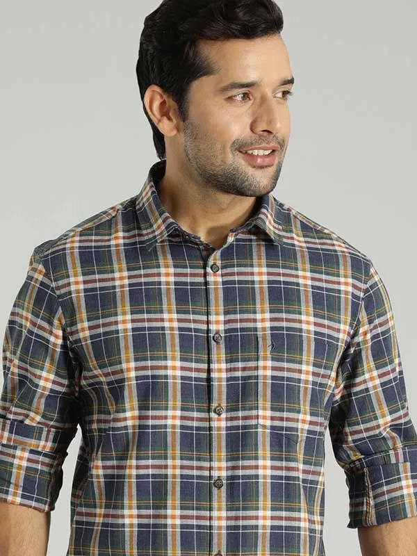 Men Checked Full Sleeve Cotton Shirt