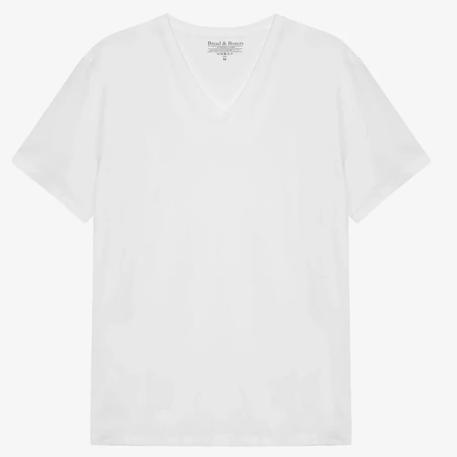 Men's Bread & Boxers | V-Neck T-Shirt | White