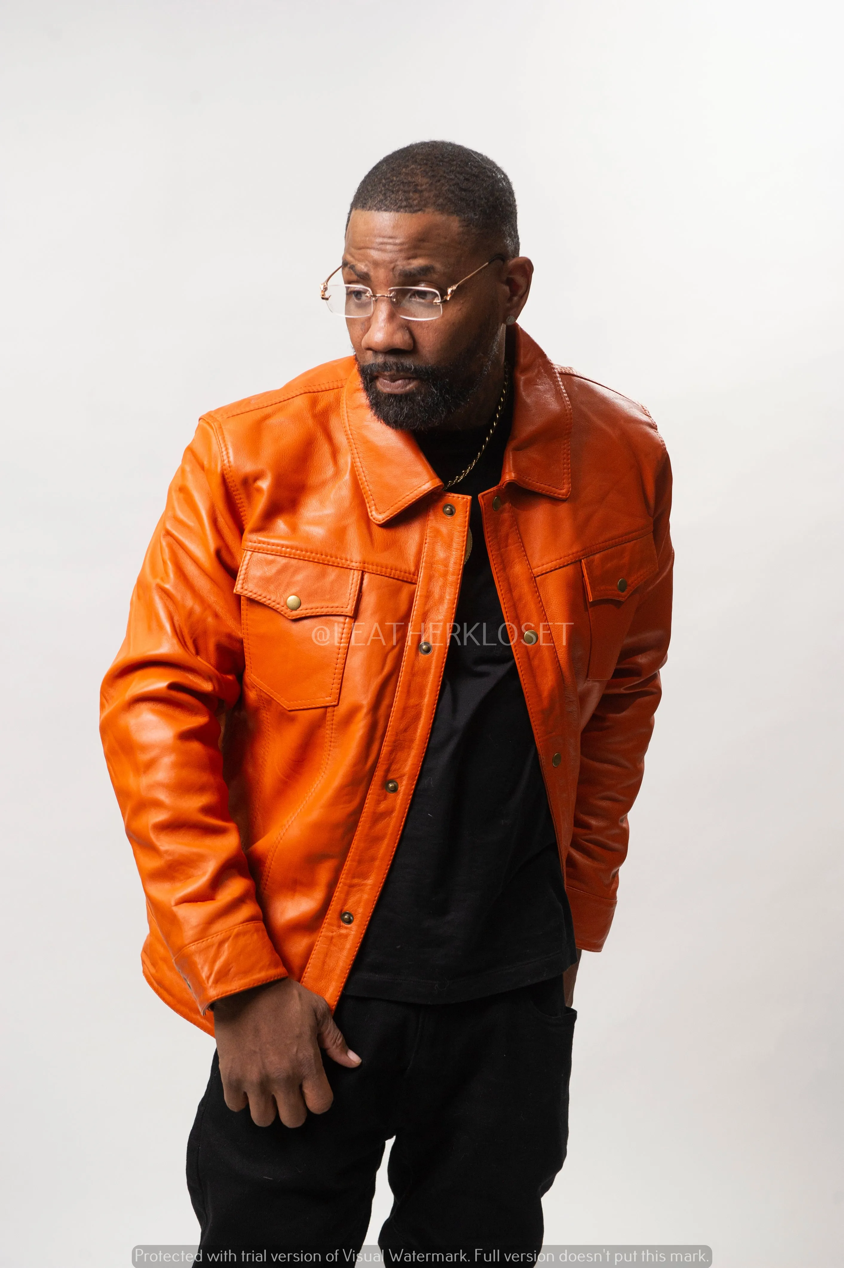 Mens Distressed Pumpkin Dylan Jacket - Stylish Retro Outerwear