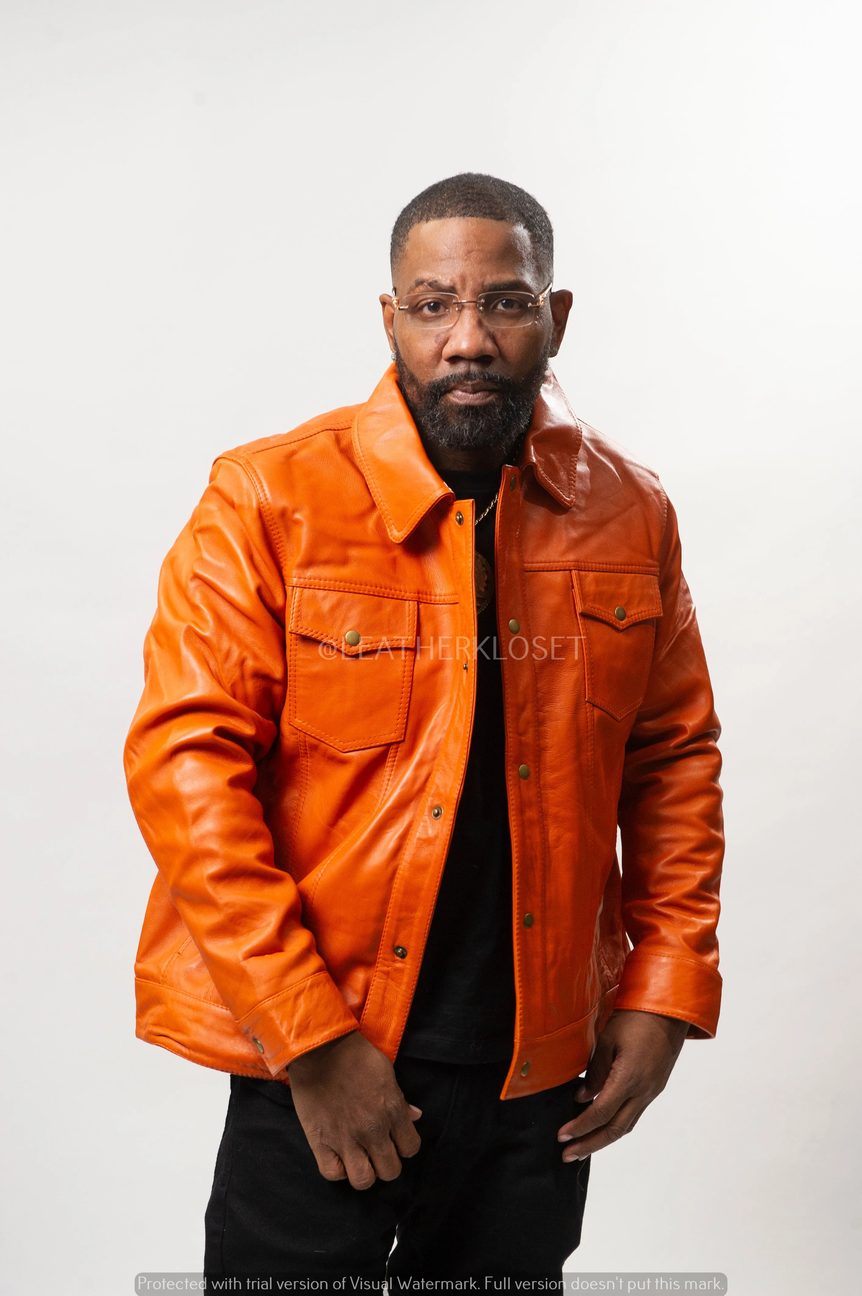 Mens Distressed Pumpkin Dylan Jacket - Stylish Retro Outerwear