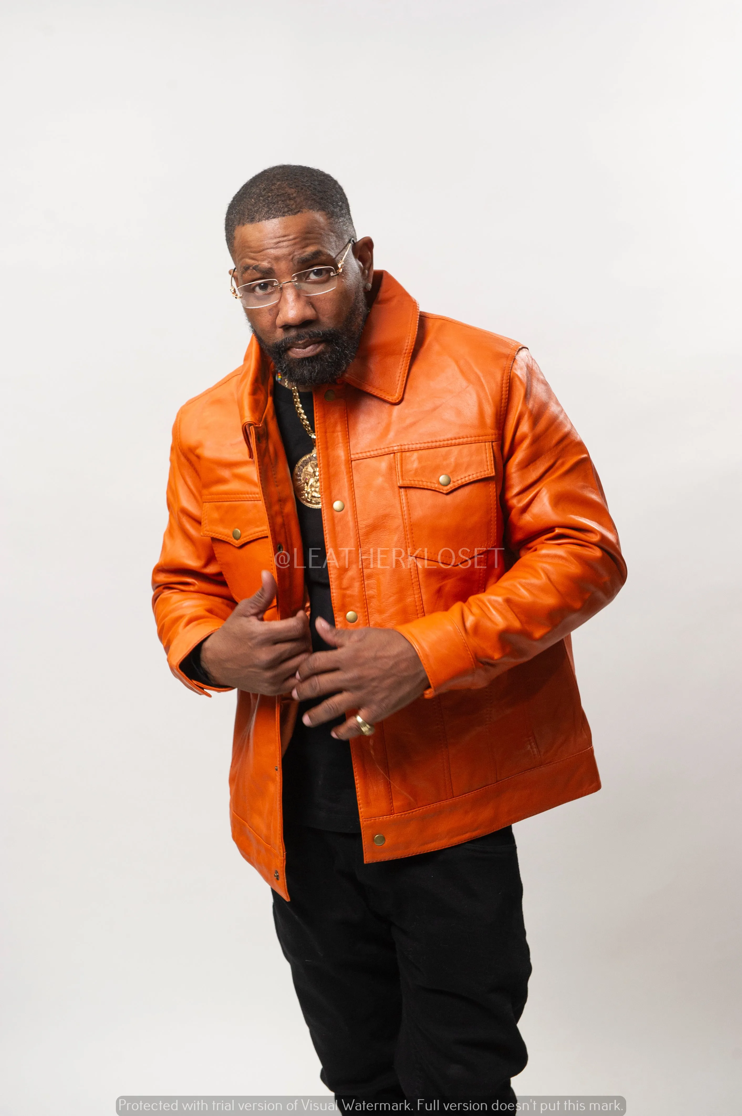 Mens Distressed Pumpkin Dylan Jacket - Stylish Retro Outerwear