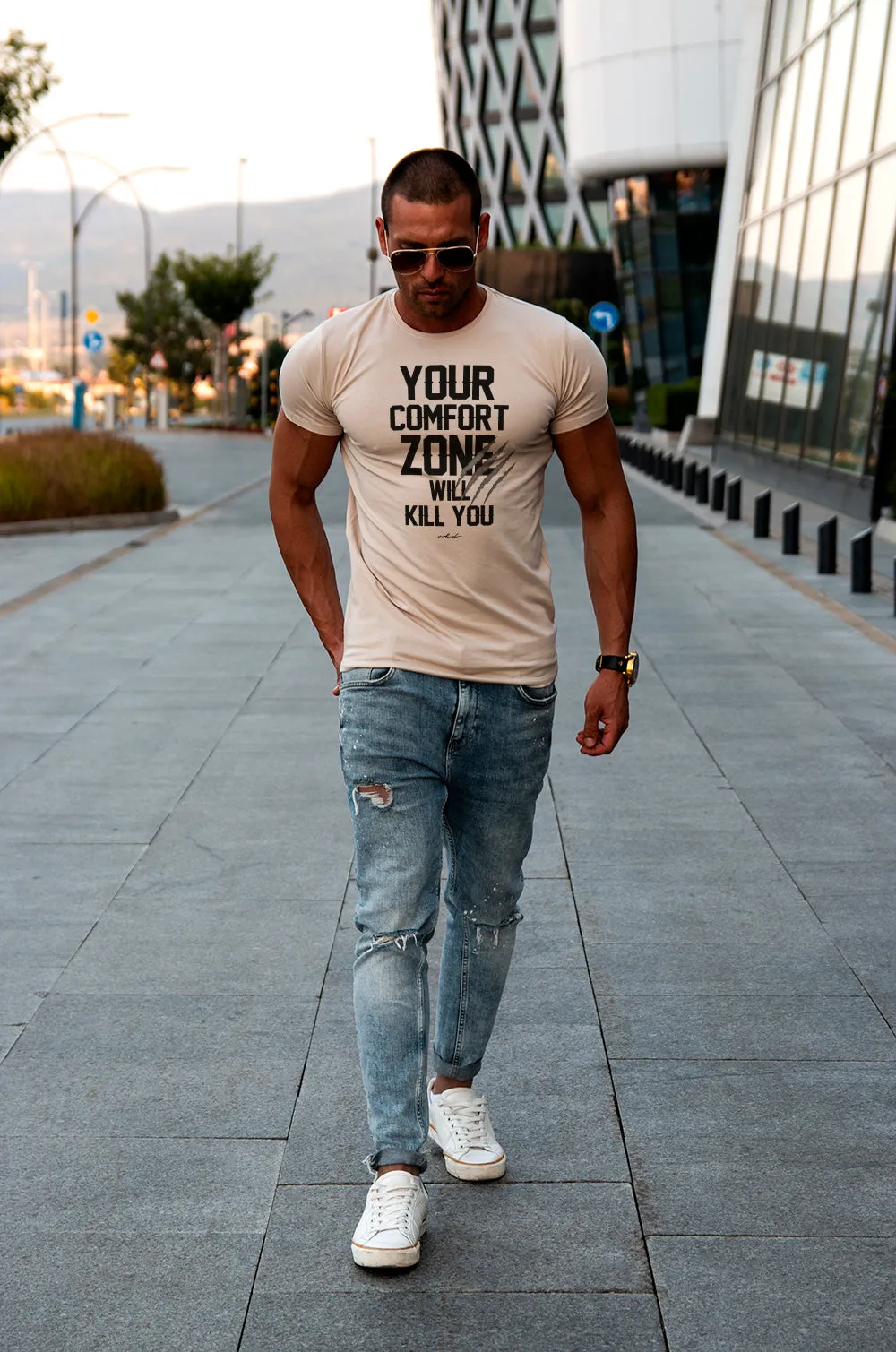 Men's T-shirt "Your Comfort Zone Will Kill You" MD979