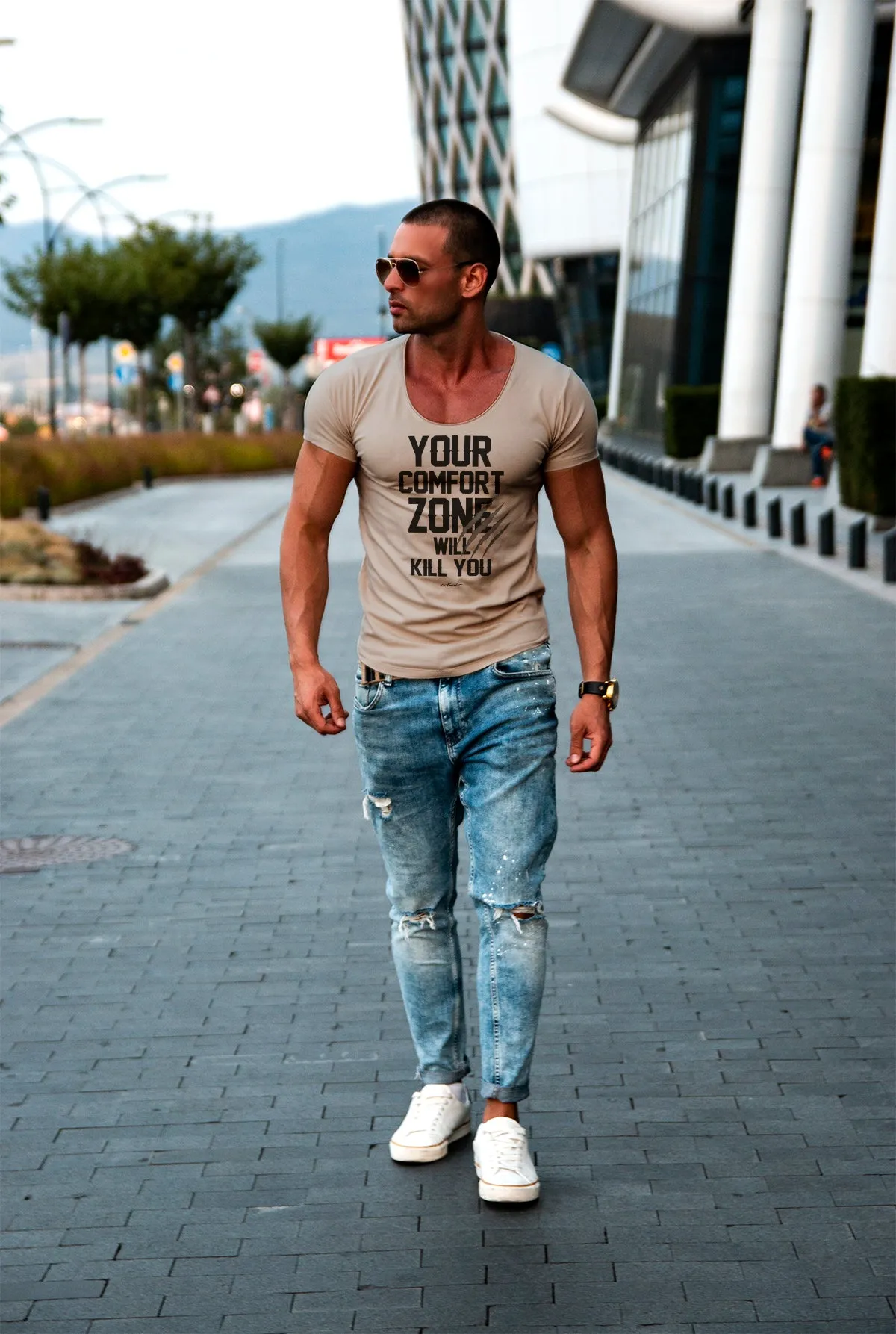 Men's T-shirt "Your Comfort Zone Will Kill You" MD979