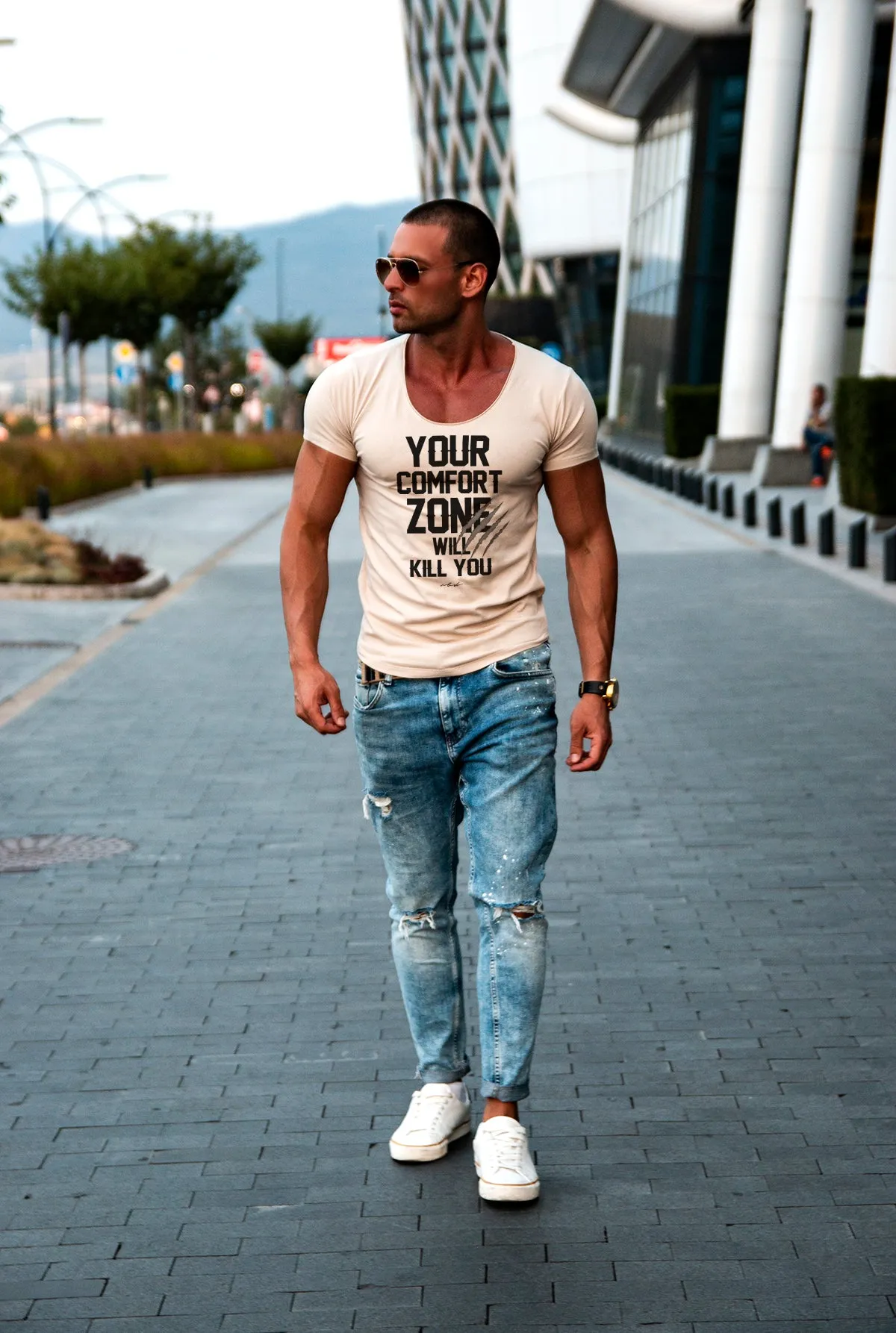 Men's T-shirt "Your Comfort Zone Will Kill You" MD979