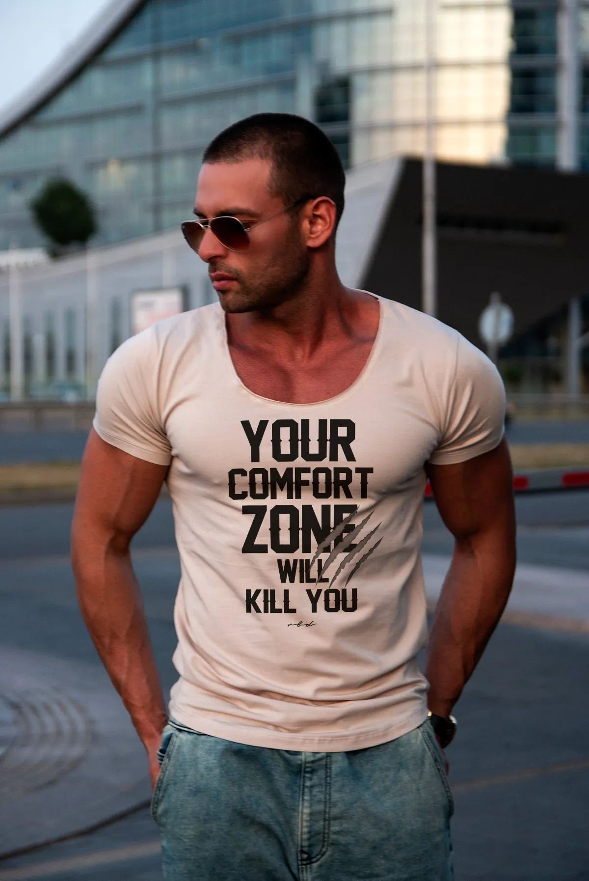 Men's T-shirt "Your Comfort Zone Will Kill You" MD979