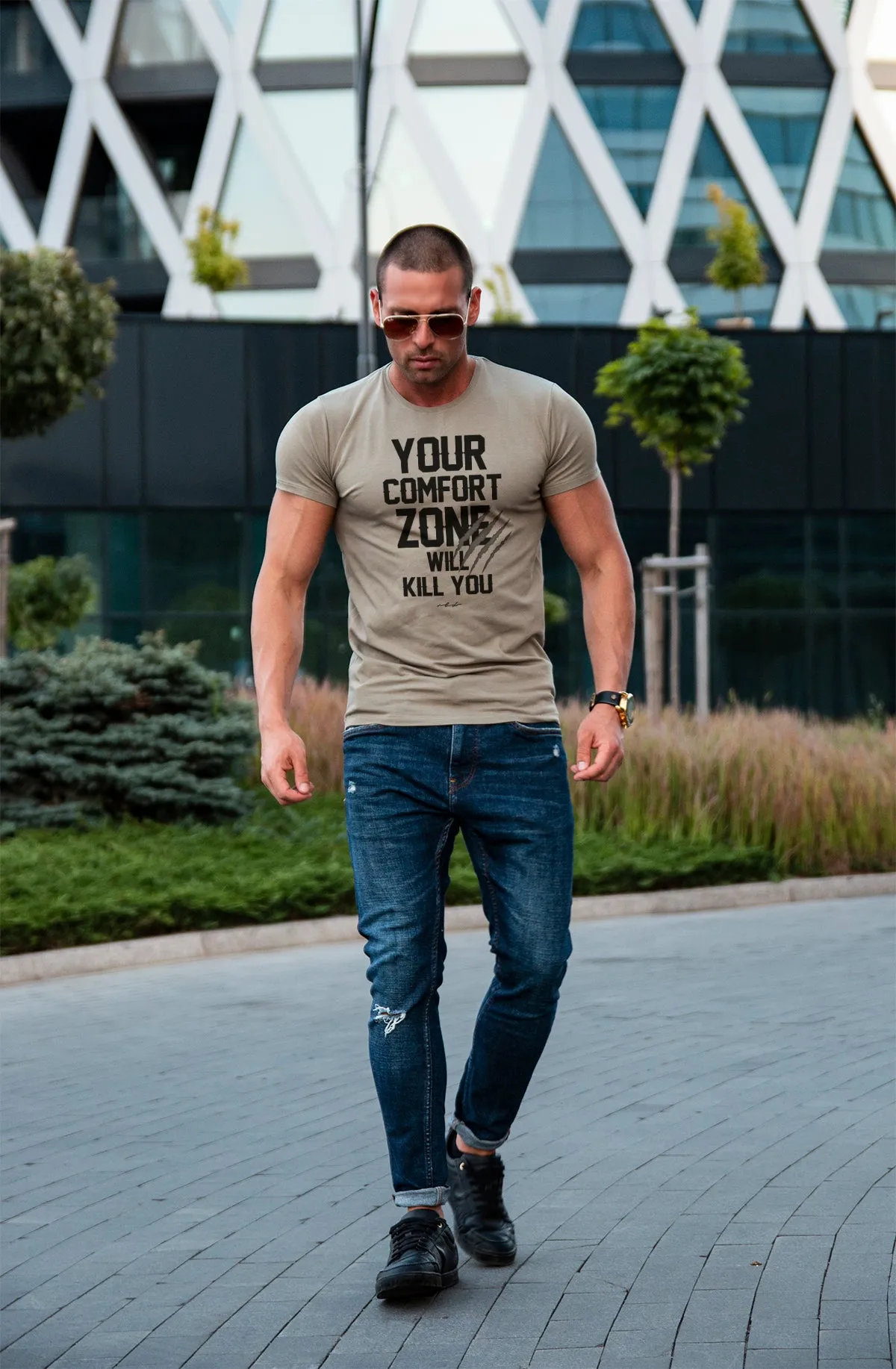 Men's T-shirt "Your Comfort Zone Will Kill You" MD979