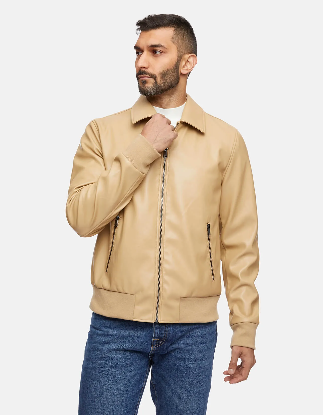 Men's Vegan Leather Jacket