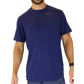 Men's Versatex Canyon Short Sleeve Running Shirt- Navy