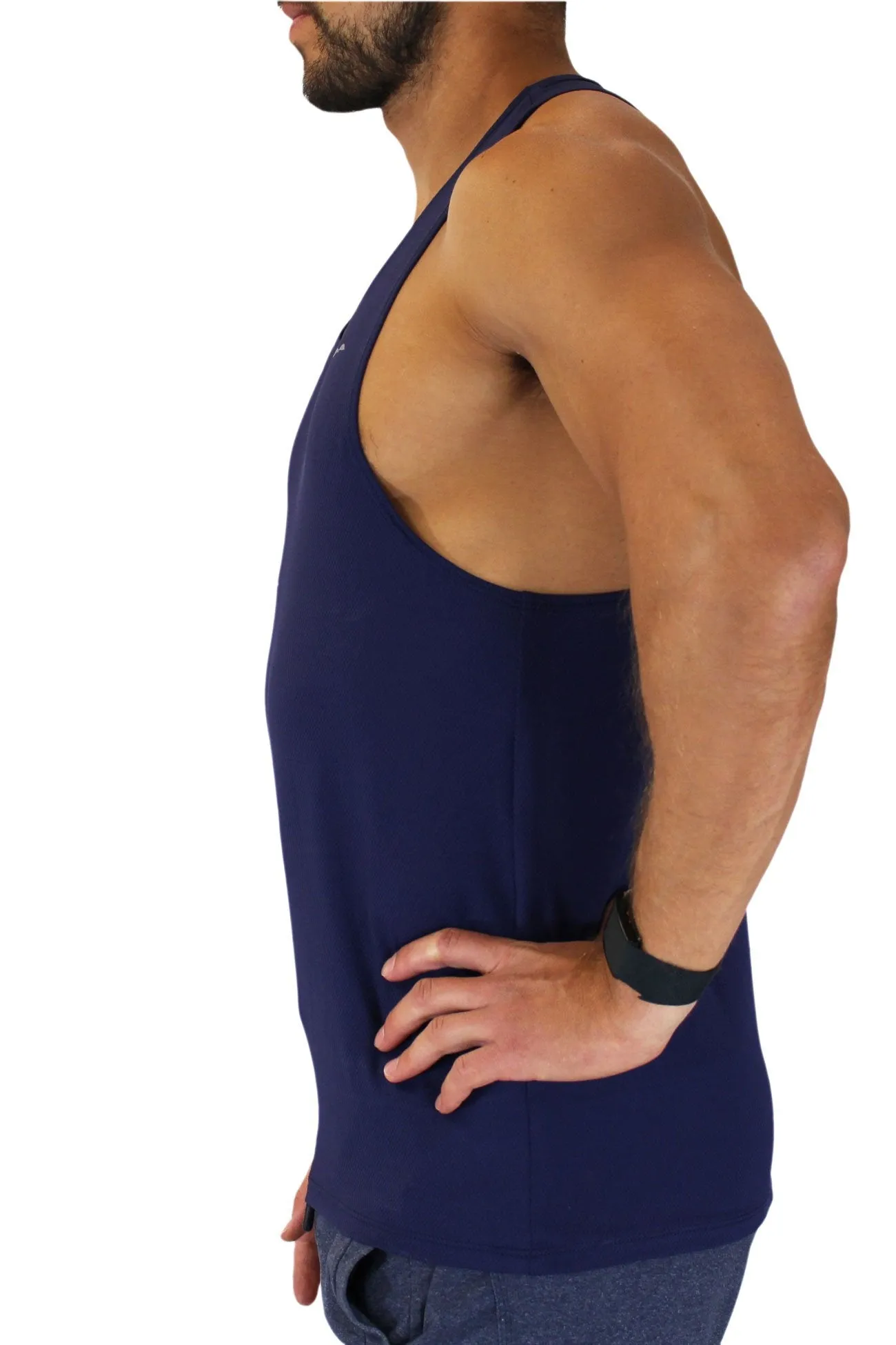 Men's Versatex Ultralite Running Singlet- Navy