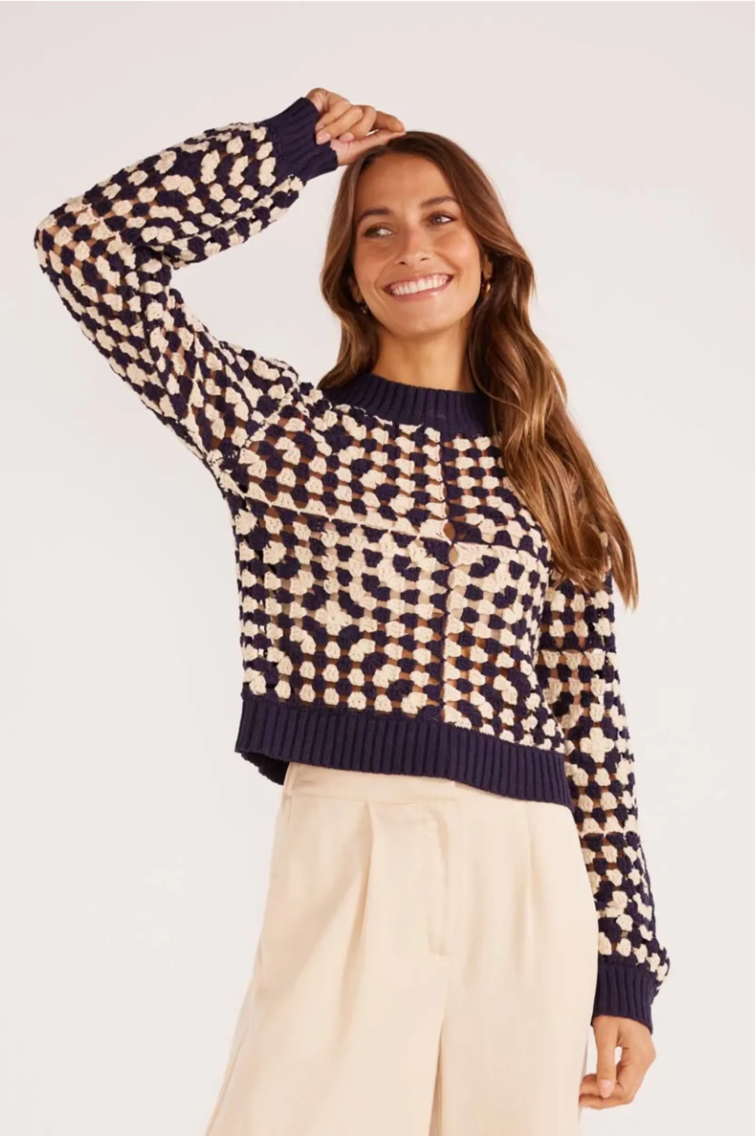 Meyer Crochet Knit Jumper