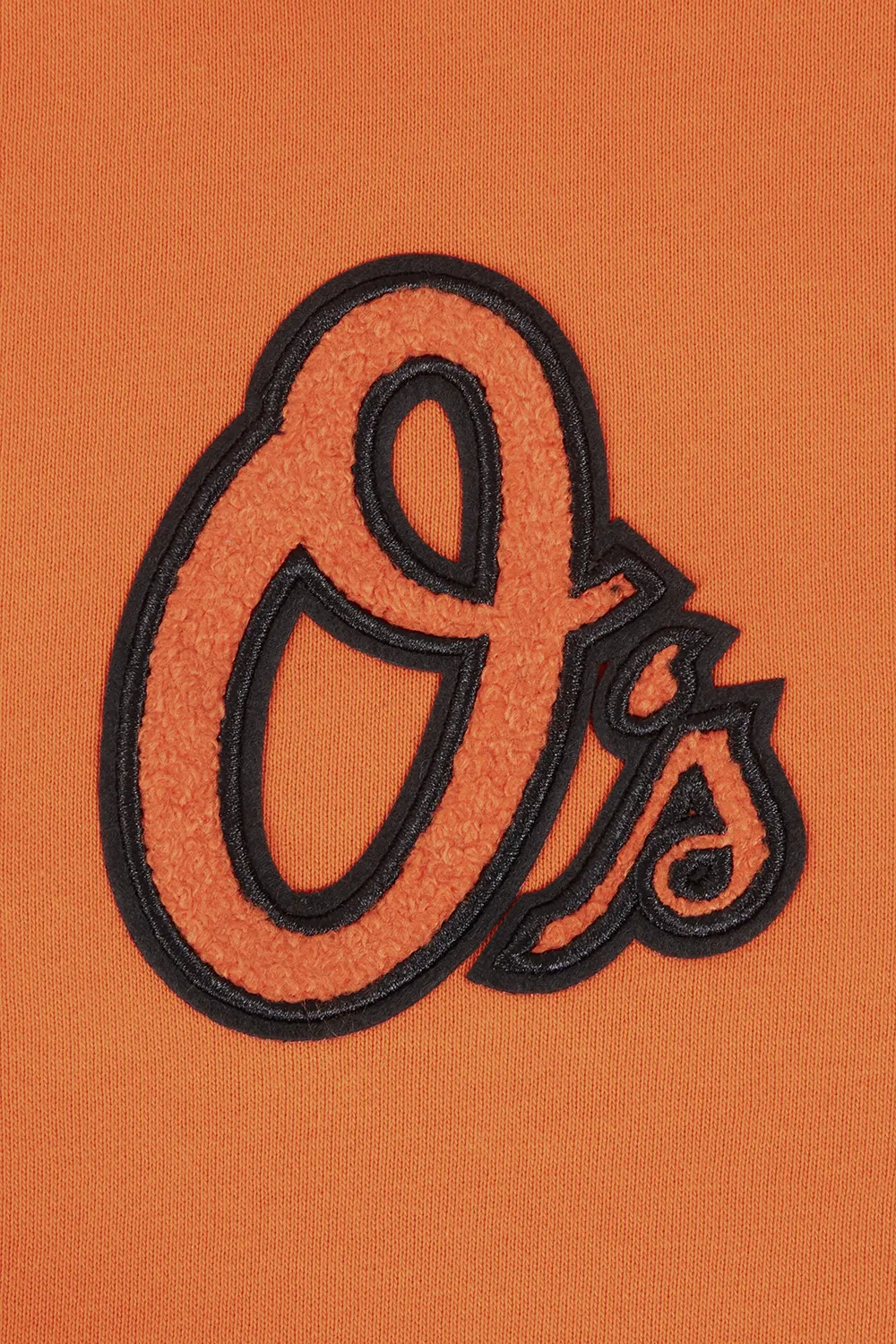 MLB BALTIMORE ORIOLES CLASSIC WOMEN'S FLC CROPPED PO HOODIE (ORANGE)