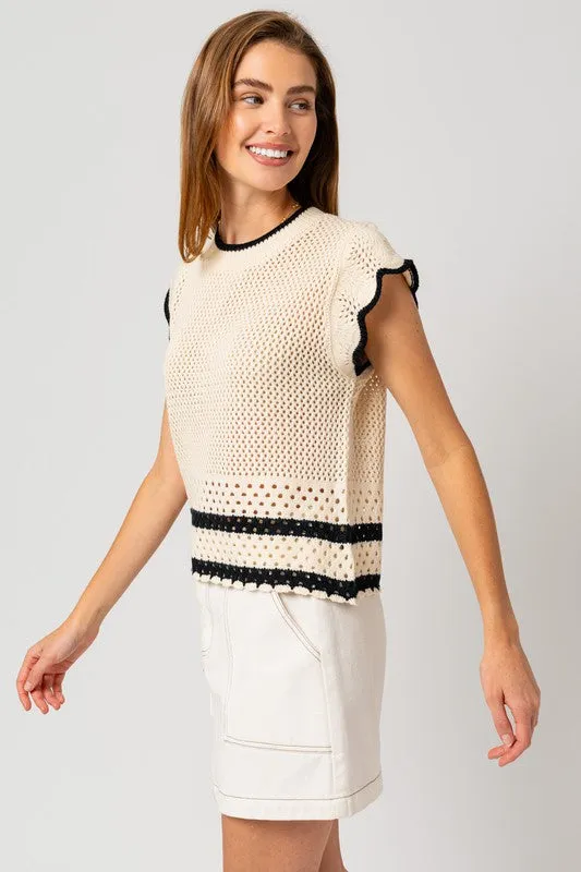 On Trend Sleeveless Knit Top