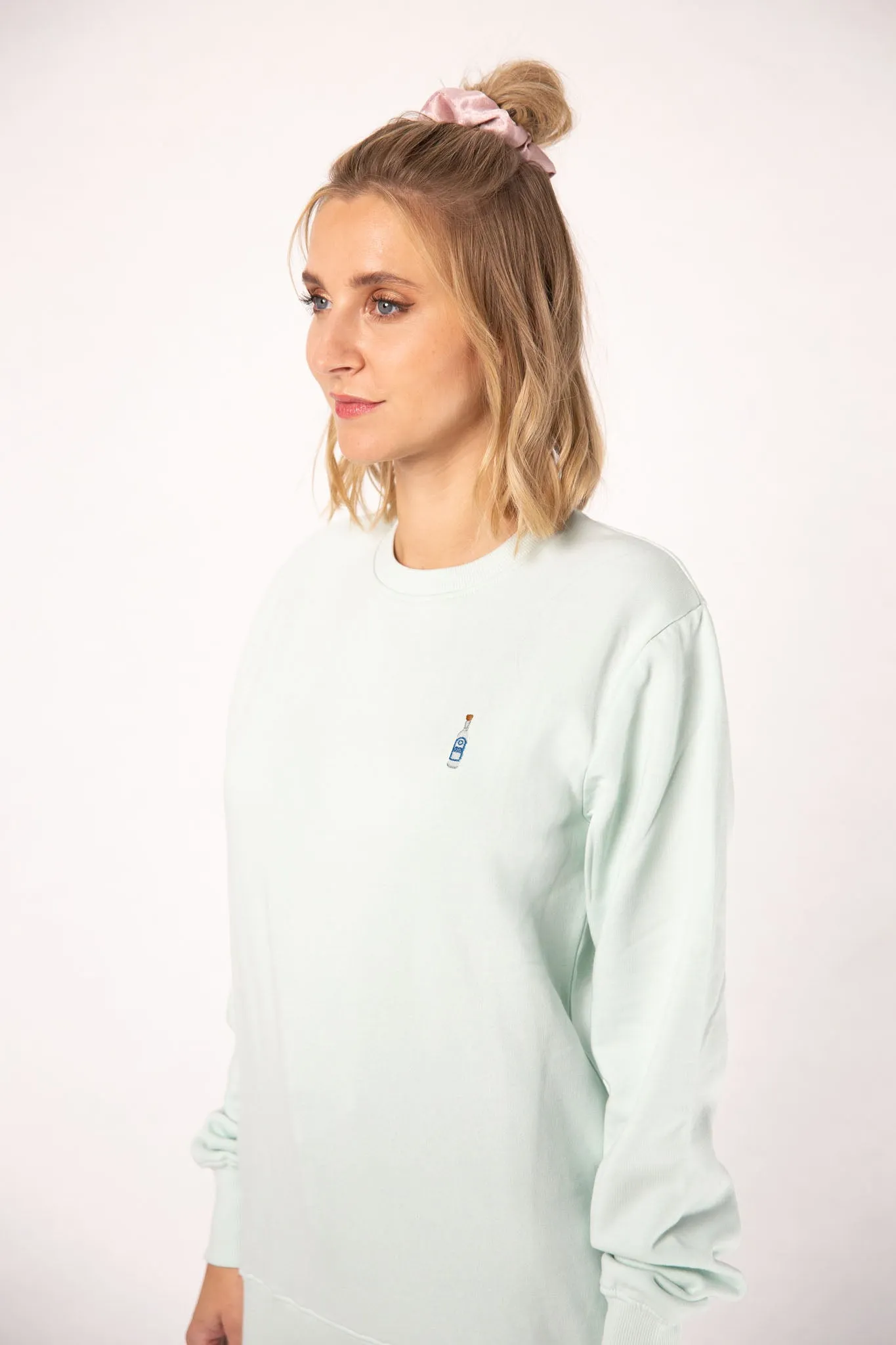 Ouzo | Bestickter Bio-Baumwoll Frauen Pullover