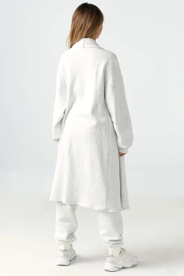 Oversized Cardigan - Pearl Grey