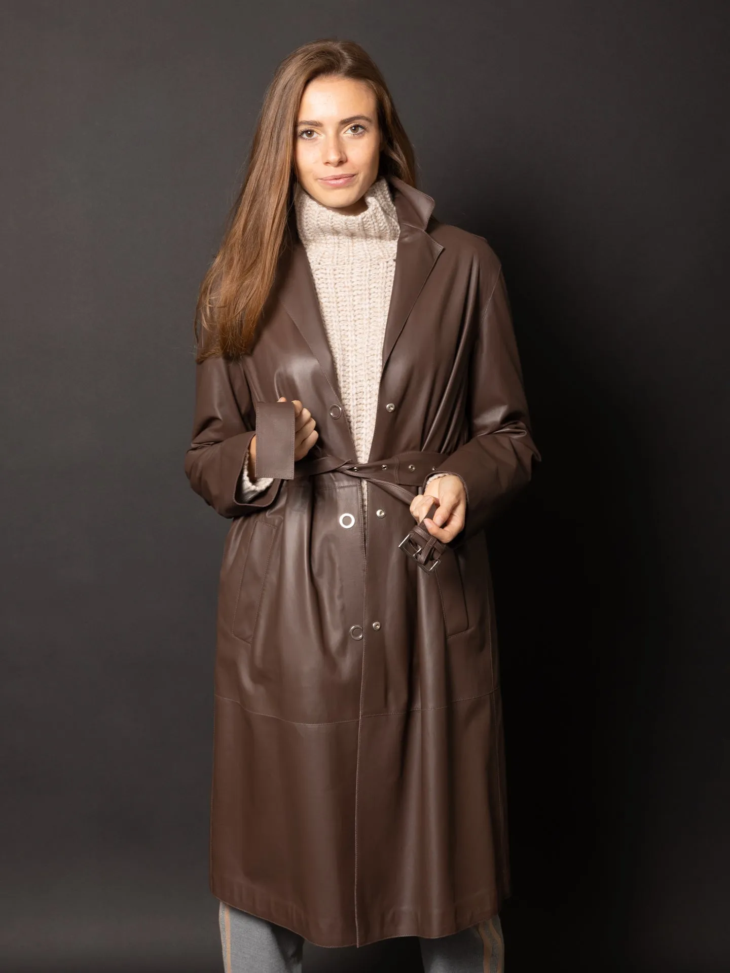 PESERICO TRENCH PELLE