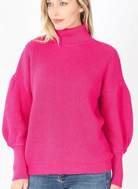 Pretty In Pink Turtleneck