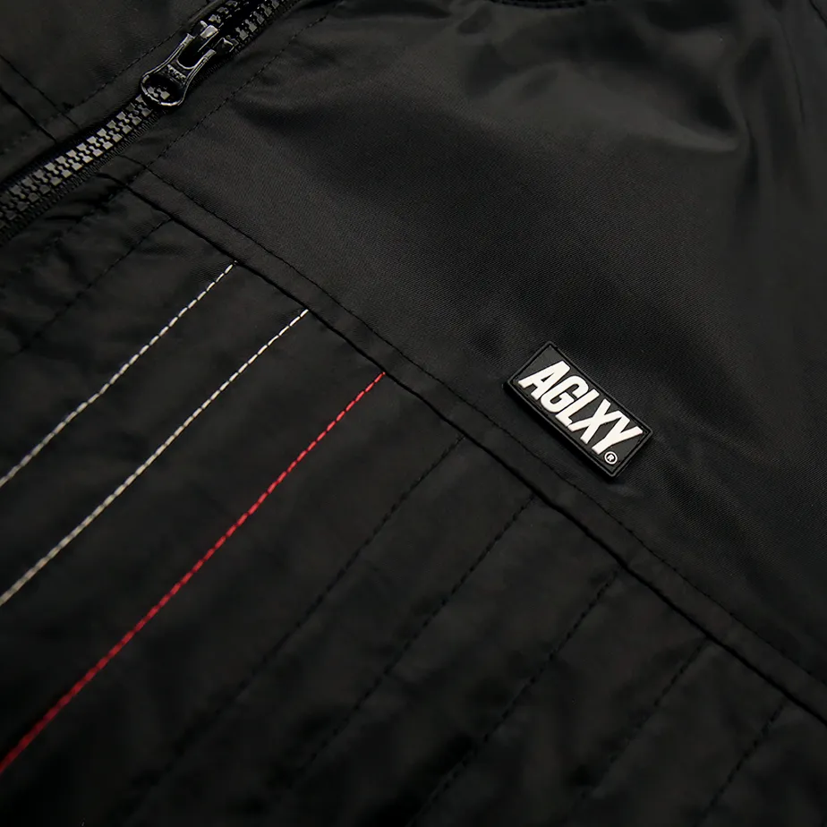 R&E Unit Bomber Jacket 018 - Black