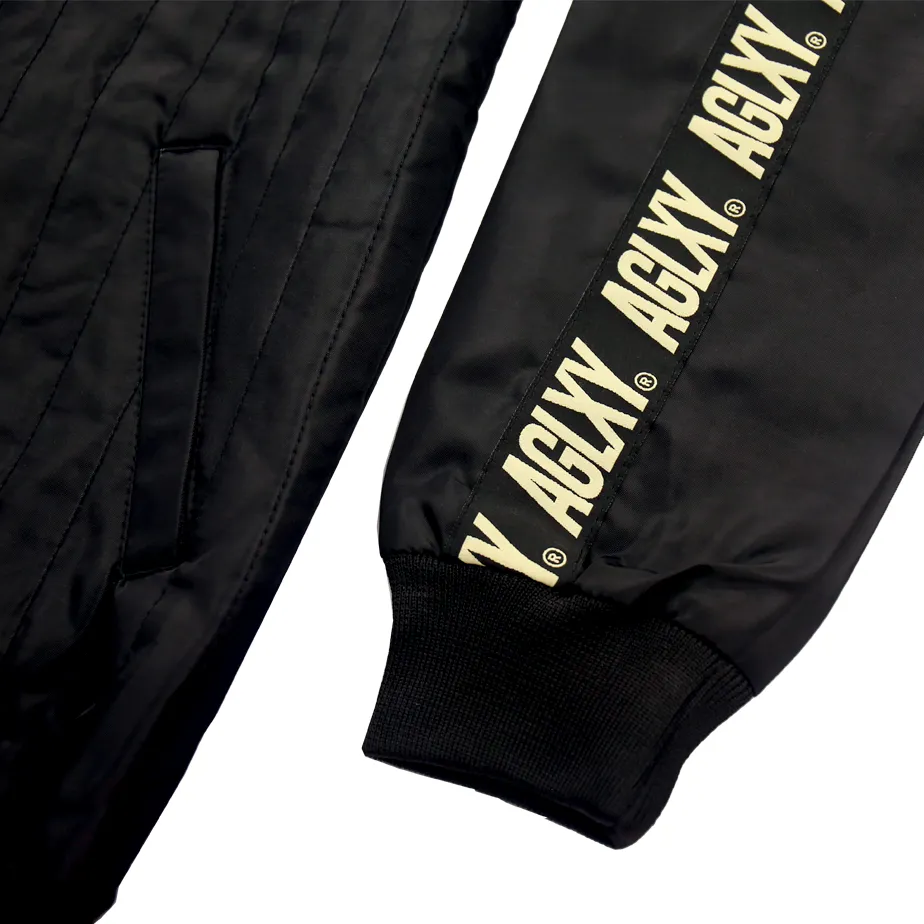 R&E Unit Bomber Jacket 018 - Black