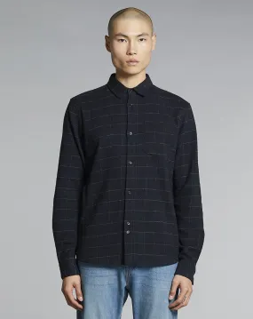 SAKAI FLANNEL MENS SHIRT | BLACK