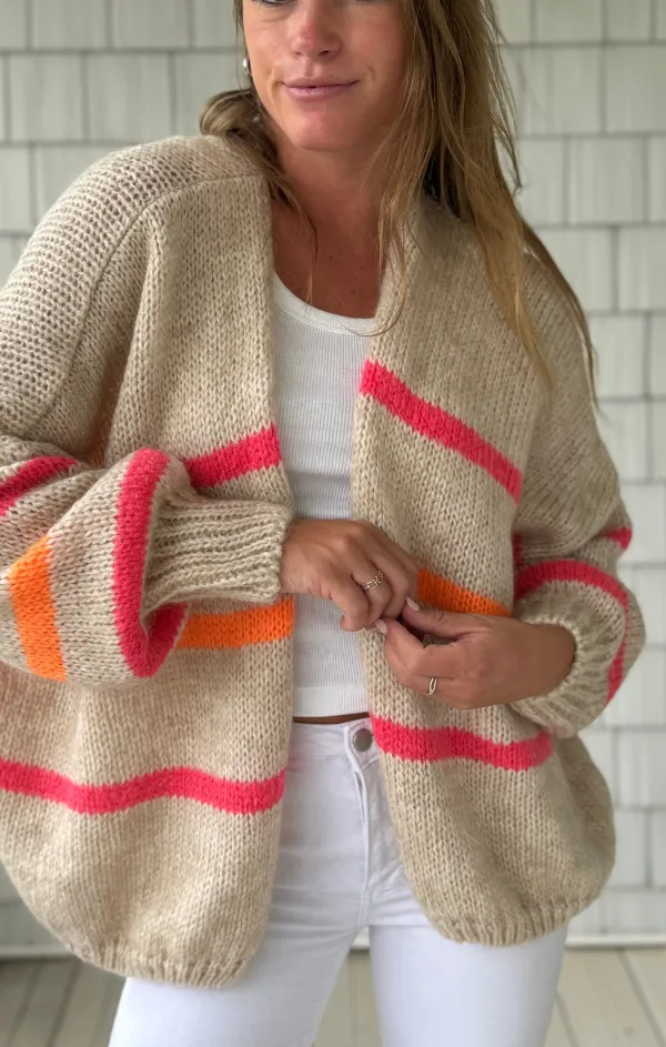 Sam Striped Cardigan