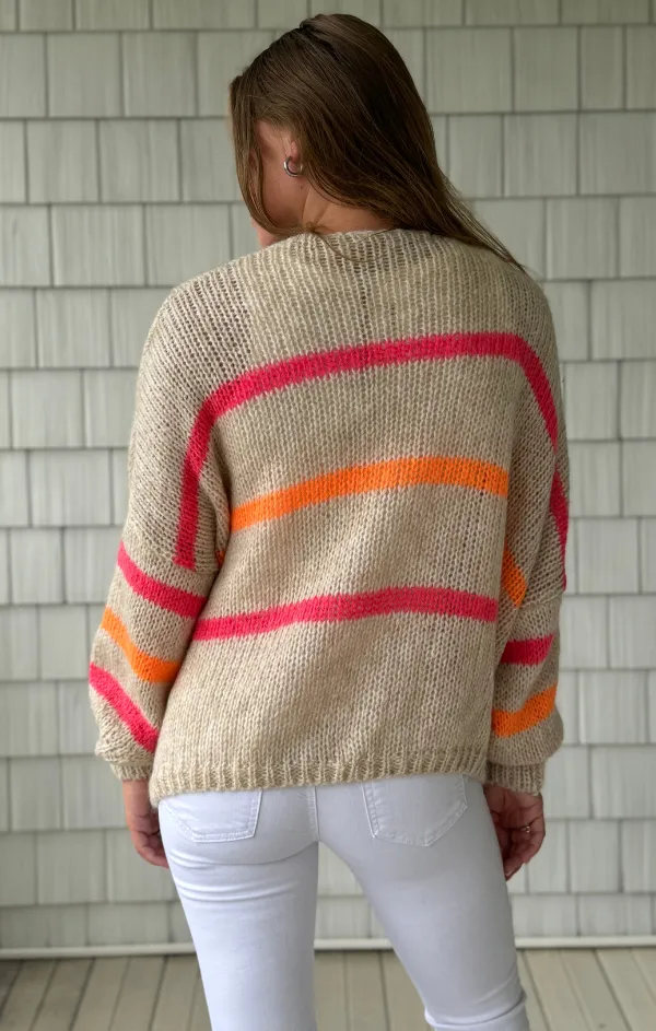 Sam Striped Cardigan